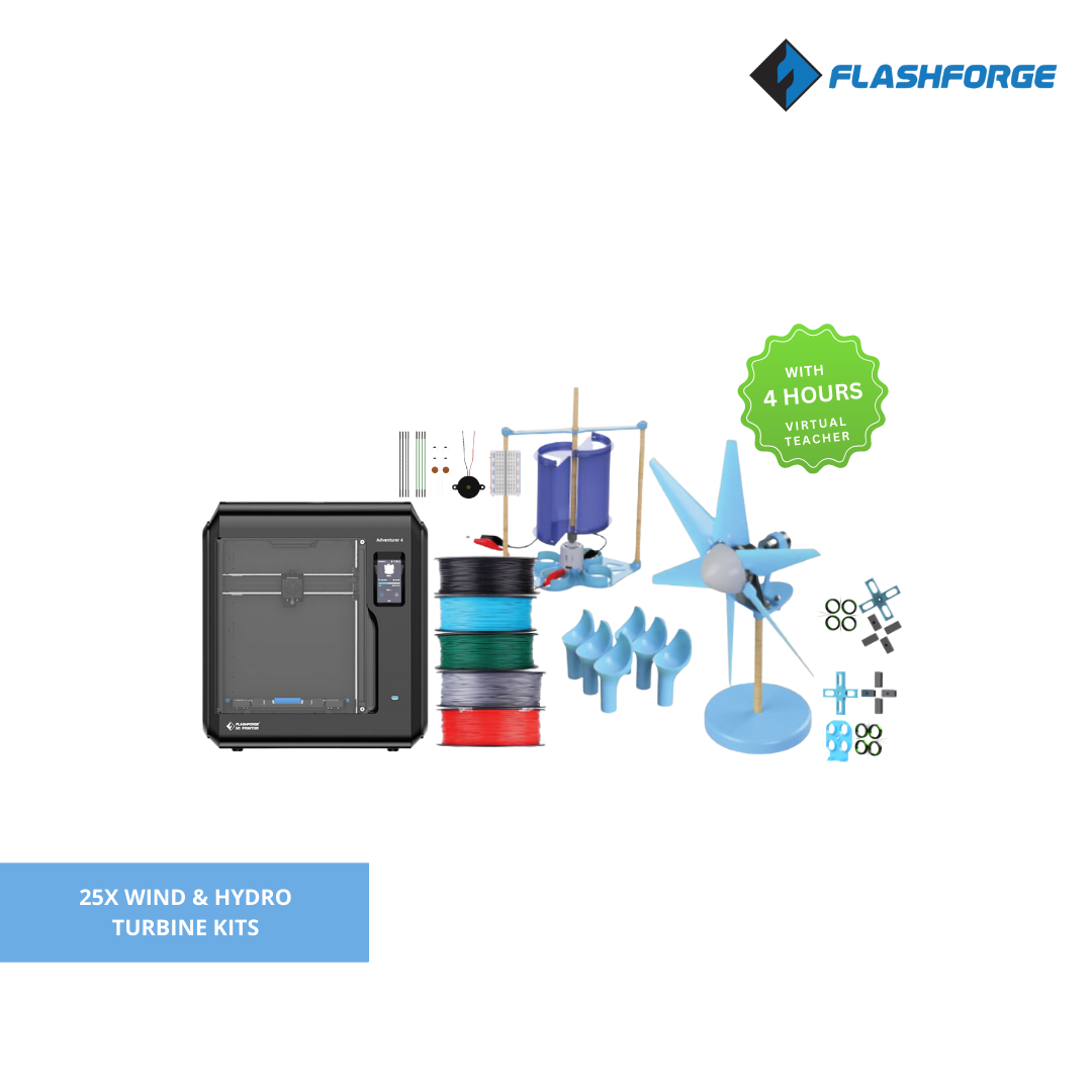 PicoSTEM Wind & Hydro Turbines Plus Classroom Pack - FlashForge