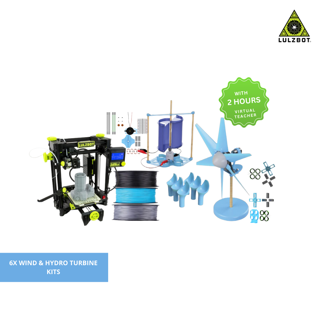 PicoSTEM Wind & Hydro Turbines Plus Classroom Pack -LulzBot