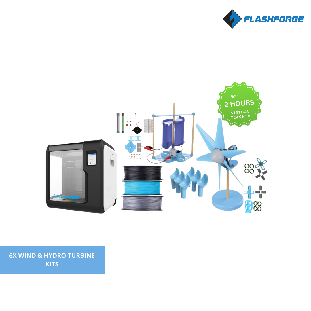 PicoSTEM Wind & Hydro Turbines Plus Classroom Pack - FlashForge