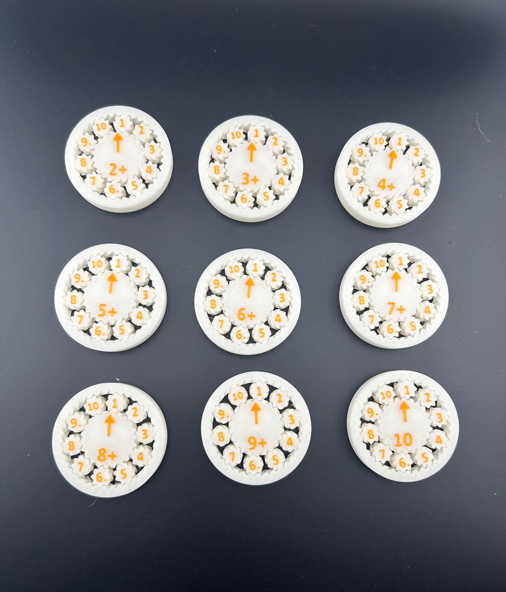 Math Fidget Spinners - Glow in the Dark Edition