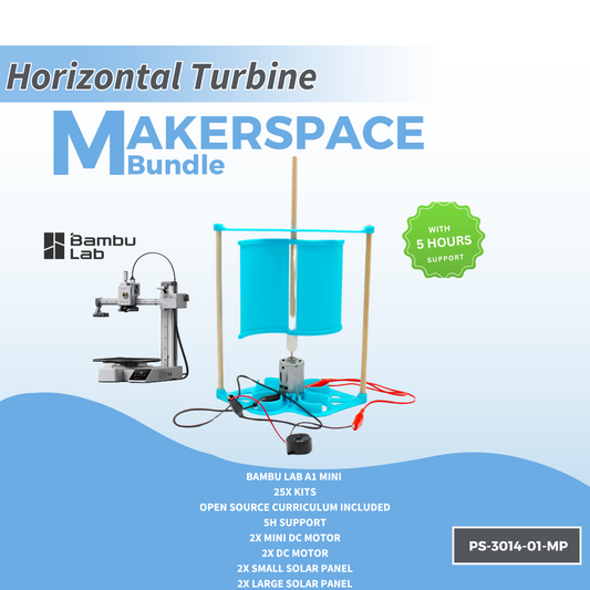 Vertical Wind Turbine - Makerspace Bundle