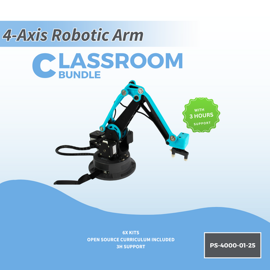 4 Axis Robotic Arm - Classroom Bundle