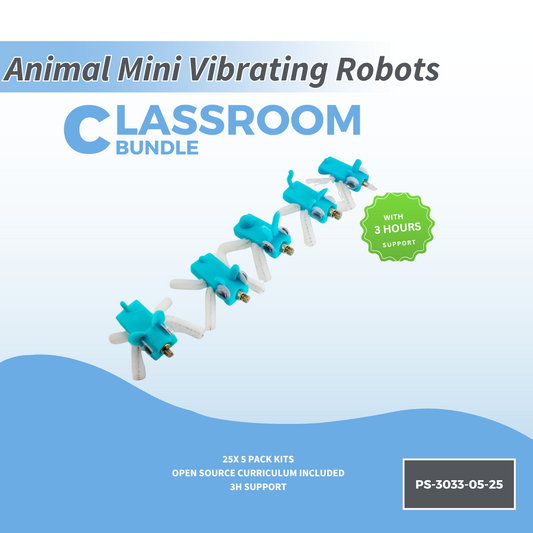 Animal Mini Vibrating Robots - Classroom Bundle