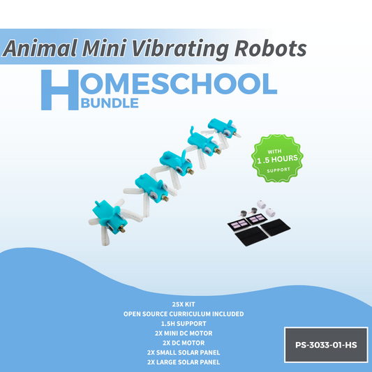 Animal Mini Vibrating Robots - Homeschool Bundle