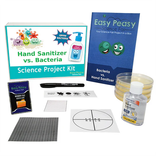 Bacteria vs Sanitizer Science Project Kit