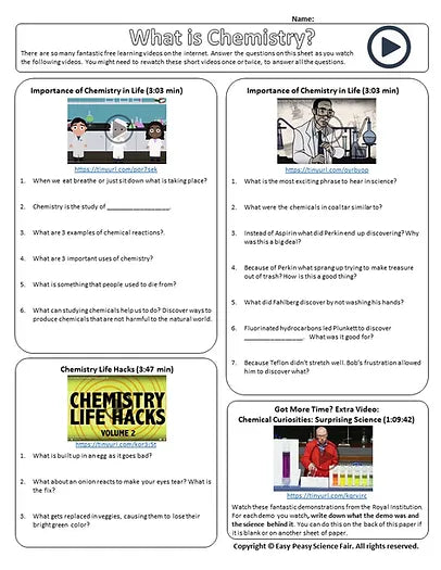 Ooey Gooey Chemistry Student Workbook