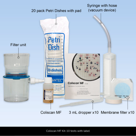 Membrane Water Filter Test Kit E. Coli Coliforms