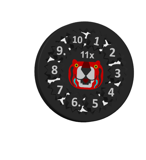 Custom Math Fidget Spinner Sets Multiplication and Divison - 2-100