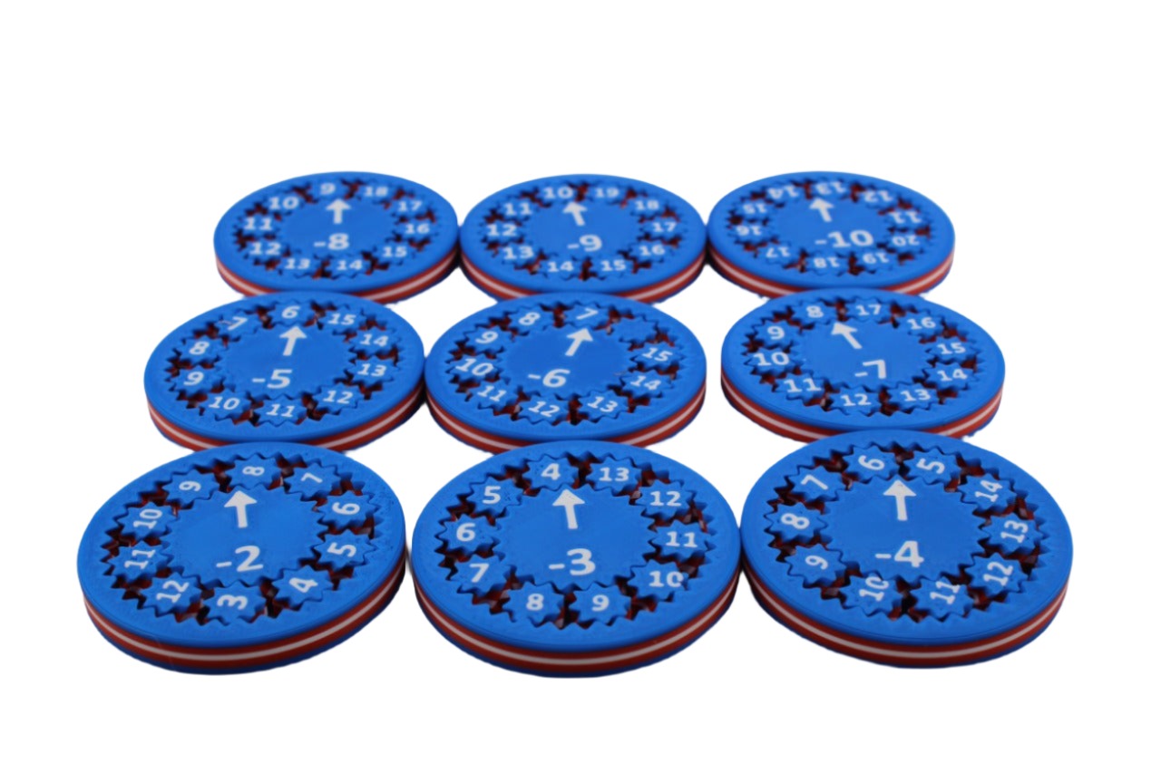 Math Fidget Spinners - USA Patriotic Special Edition