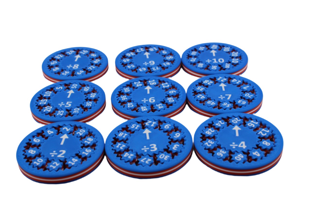 Math Fidget Spinners - USA Patriotic Special Edition