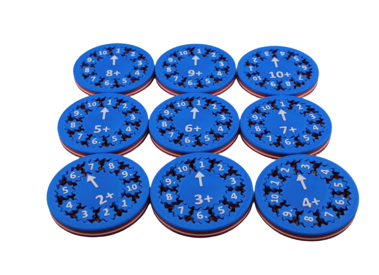 Math Fidget Spinners - USA Patriotic Special Edition