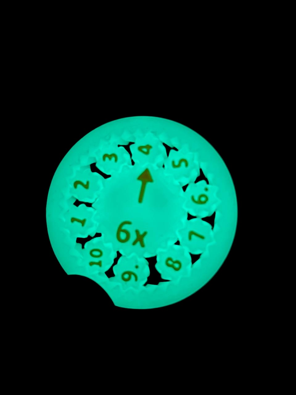 Math Fidget Spinners - Glow in the Dark Edition